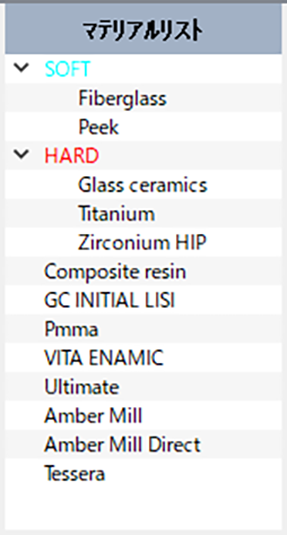 MaterialList
