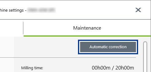 VPanel_MachineSetting_Maintenance_AutomaticCorrection