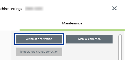 VPanel_MachineSetting_Maintenance_AutomaticCorrection
