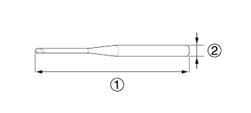 Tamaño de la herramienta DWX-53DC