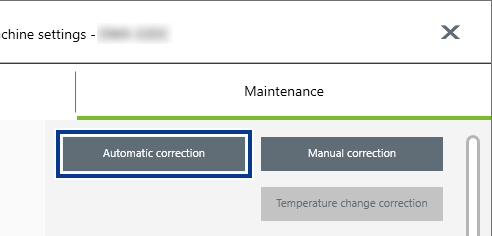 VPanel_MachineSetting_Maintenance_AutomaticCorrection