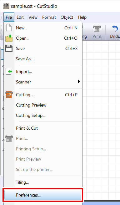 CutStudio_File_Preferences