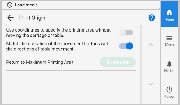 StartingPointSetting