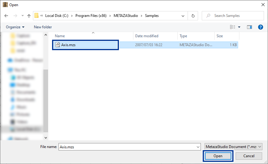 METAZAStudio_OpenFile_Axis