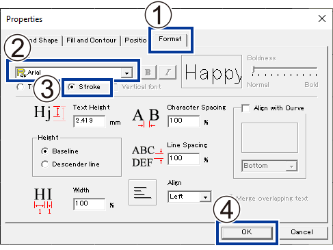 METAZAStudio_Property_LineFont