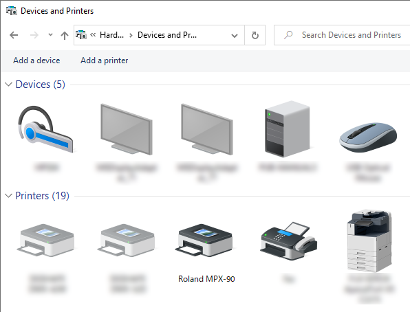 MPX-90_DeviceAndPrinter