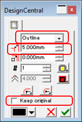 CutlineSetting